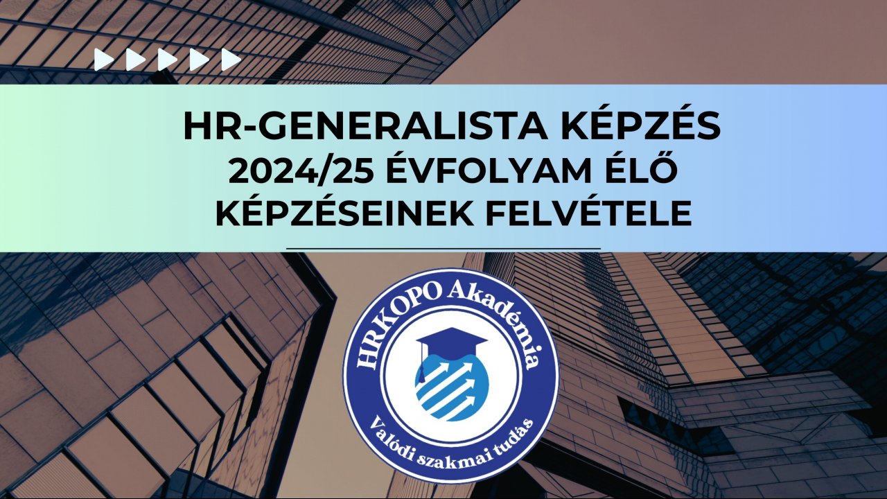 HR-generalista képzés - 2024/25 évfolyam