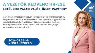 Vezetők kedvenc HR-ese – a valódi üzleti partner!