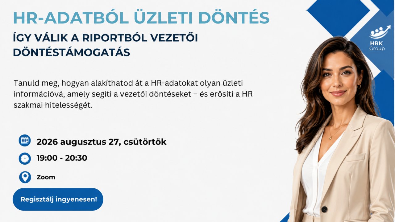 HR-adatból üzleti döntés – a vezető támogatása