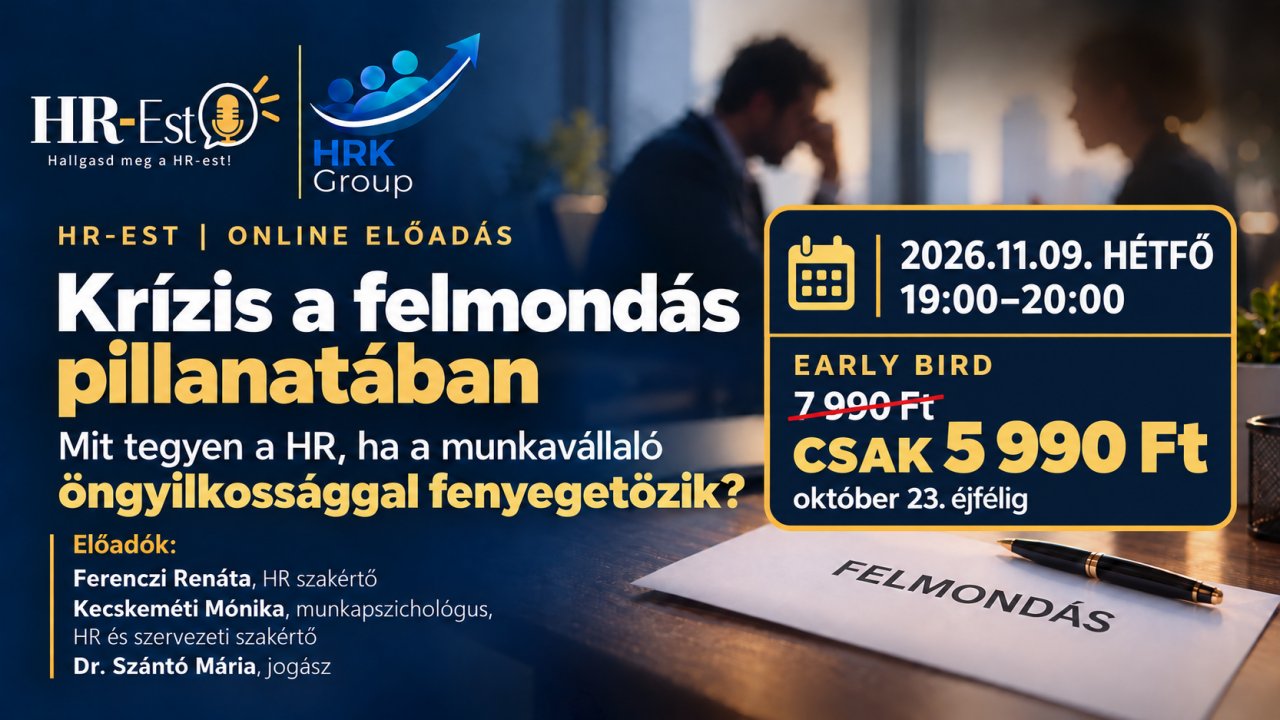 Krízis a felmondás pillanatában